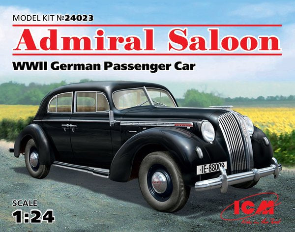 Admiral Saloon WWII German Passenger Car 1:24
