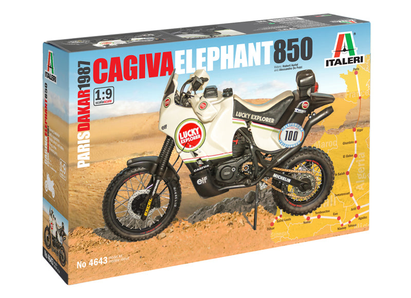 Cagiva Elephant 850 Paris-Dakar 1987 1:9