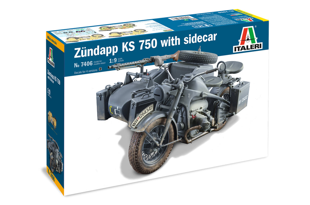 Zundapp KS 750 with Sidecar 1:9