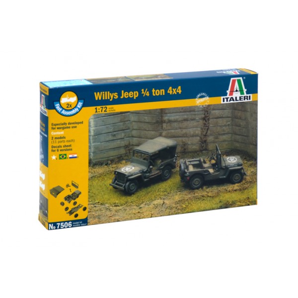 Willys Jeep 1/4 ton 4x4 1:72