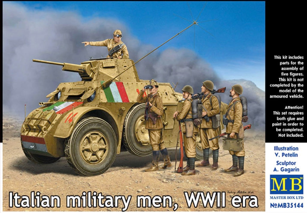 Italian Military Men WWII  1:35