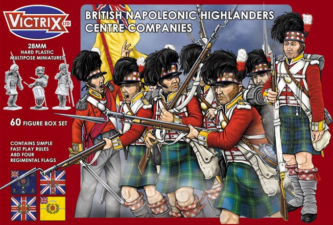 British Napoleonic Highlanders Centre Companies 28mm