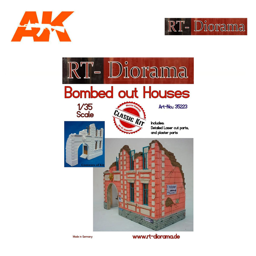 Bombed Out Houses 1:35