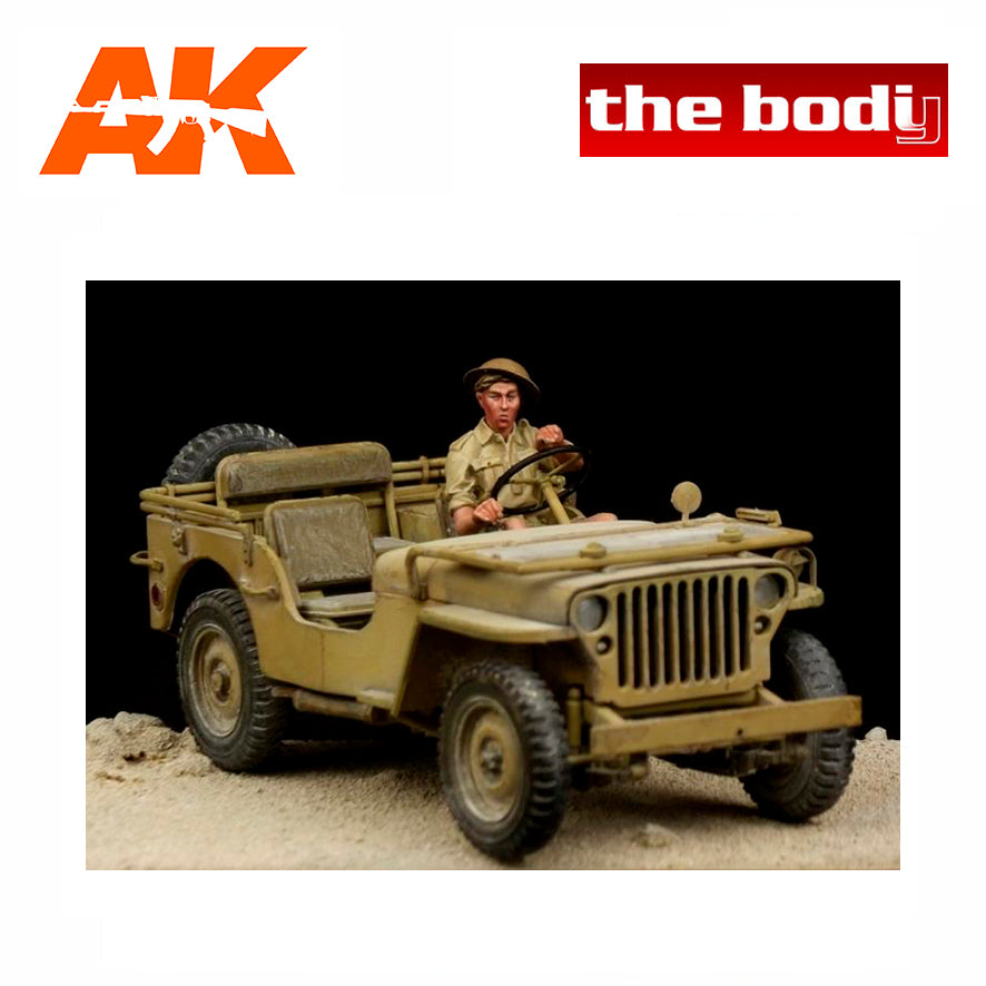 British Driver Western Desert WWII  1/35
