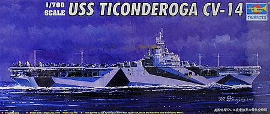 USS Ticonderoga CV-14 1:700