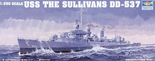 USS The Sullivans DD-537 1:350