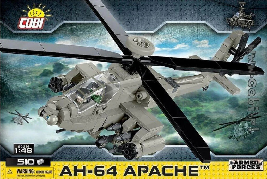 AH-64 Apache - COBI 5808 - 510 brick attack helicopter