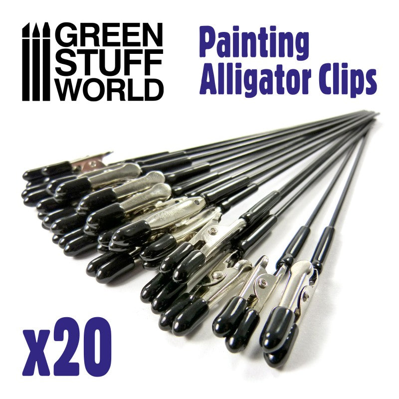 Painting Alligator Clips x20  GSW10463