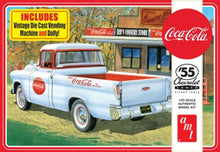Load image into Gallery viewer, 1955 Chevy Cameo Pickup (Coca-Cola) 1:25
