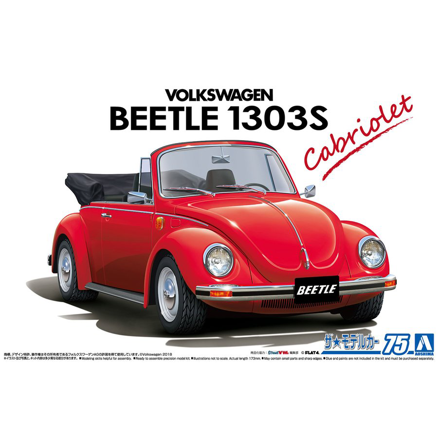 Volkswagen Beetle 1303S Cabriolet 1:24