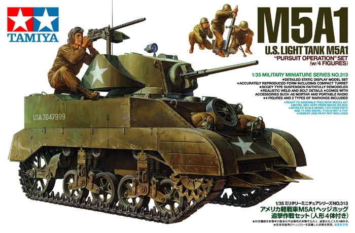 US Light Tank M5A1 