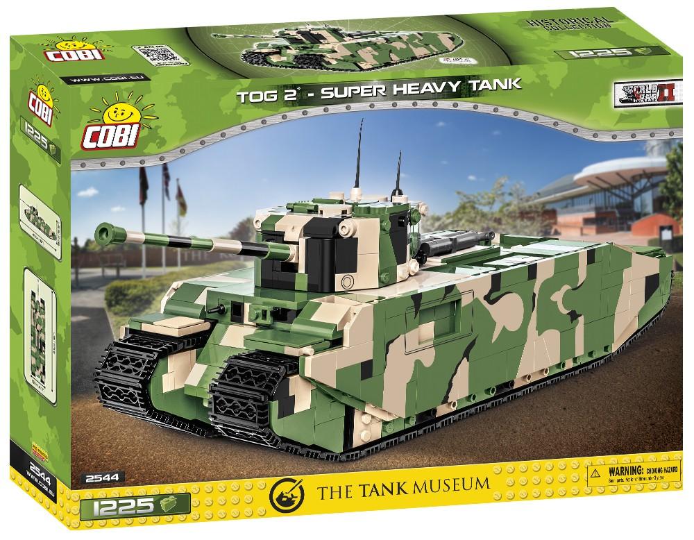 British Tog II Super Heavy Tank- COBI 2544 - 1230 brick tank
