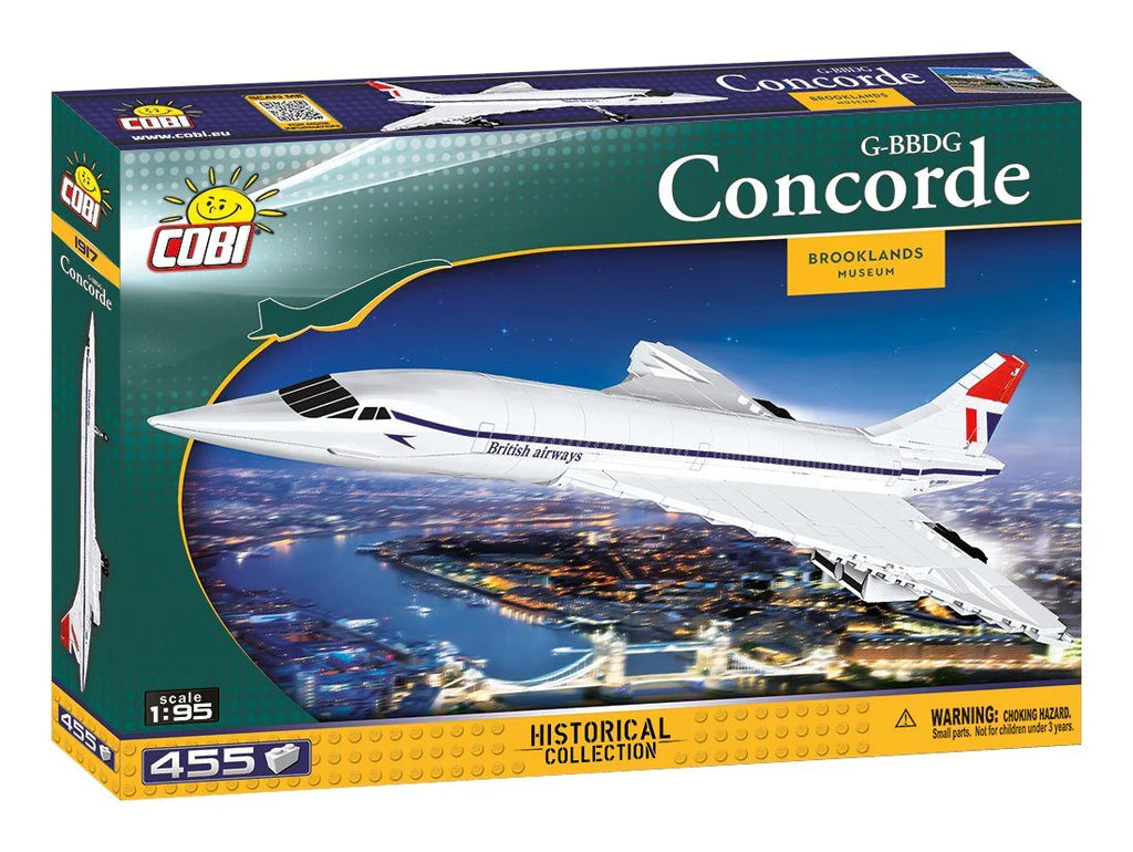 Concorde - COBI 1917 - 455 brick passenger aircraft