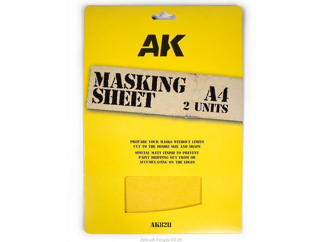 AK8211 Airbrush Masking Sheets x2