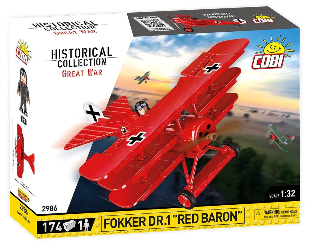 Fokker Dr. 1 ''Red Baron'' - COBI 2986 - 174 Bricks