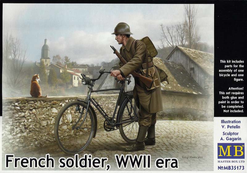 French Soldier WWII era 1:35