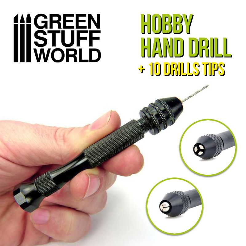 Hobby Hand Drill +10 Drill Tips