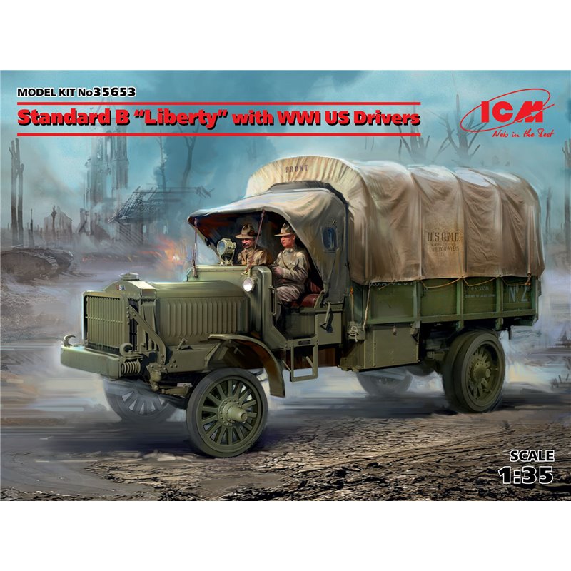 Standard B “Liberty” With WWI US Drivers 1:35