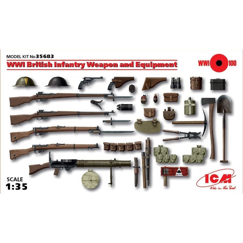 WWI British Infantry Weapons and Equipment 1:35