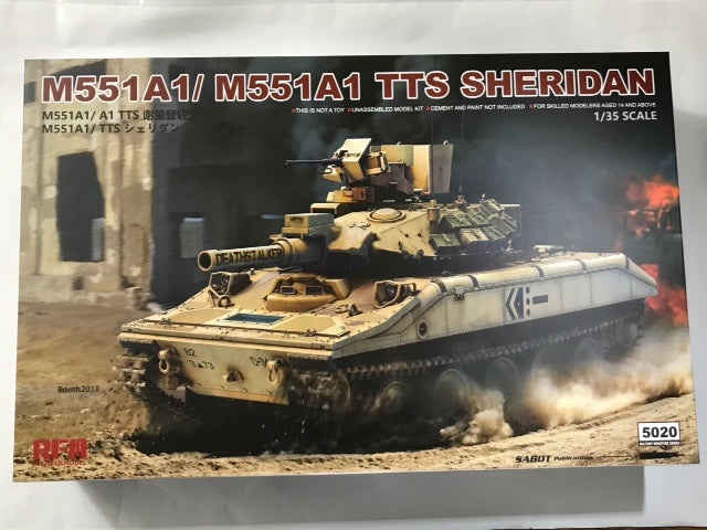 M551 A1/M551A1 TTS Sheridan 1:35