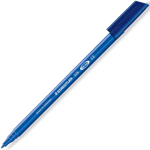 Fibre Tip Pen Blue Staedtler 326