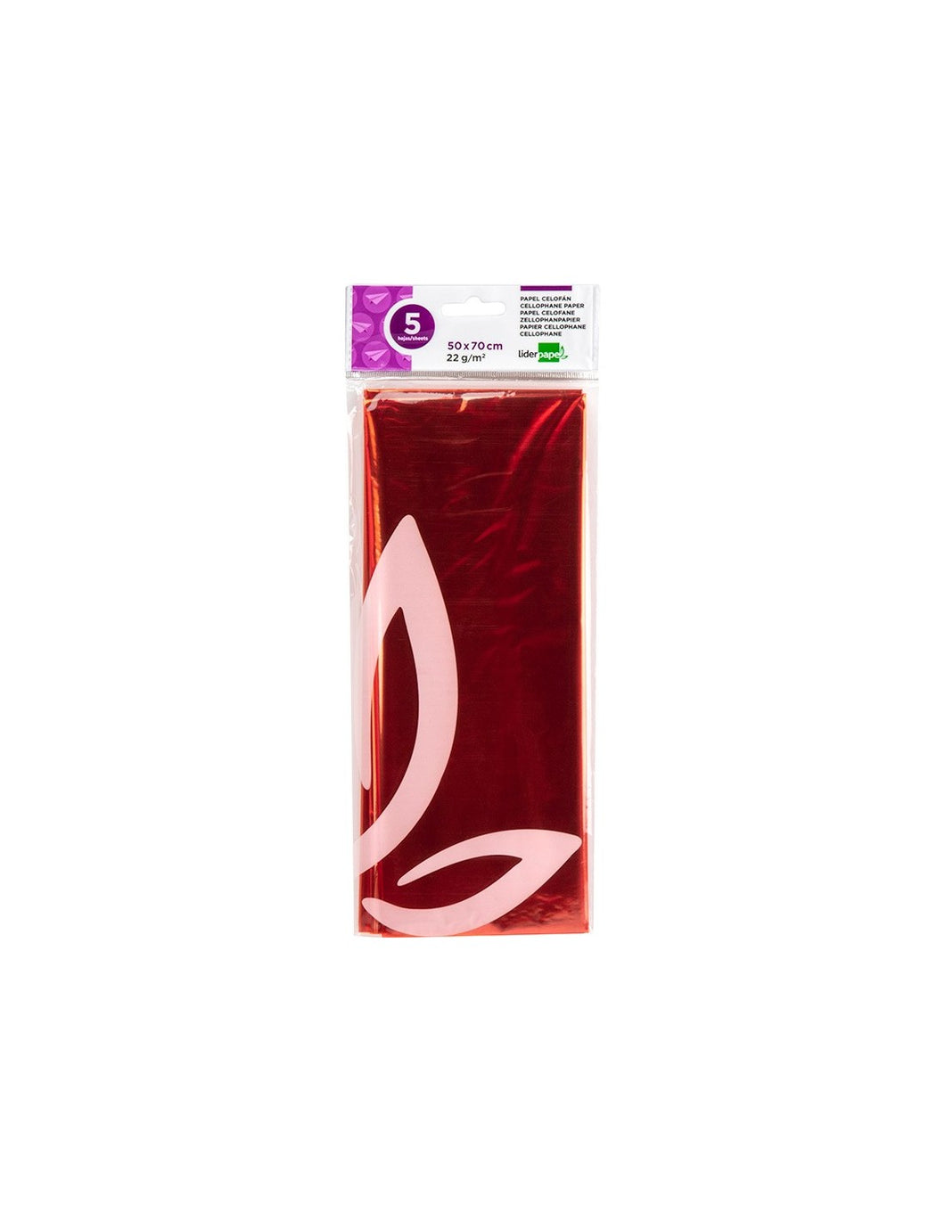 Cellophane Paper, Red