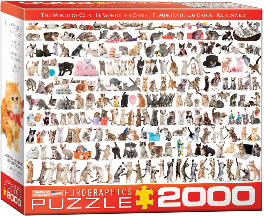 The World of Cats Jigsaw Puzzle 2000 pcs