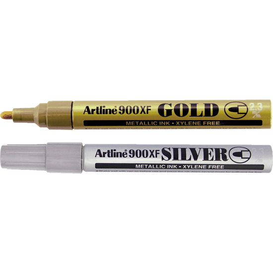 Marker Pens - Silver
