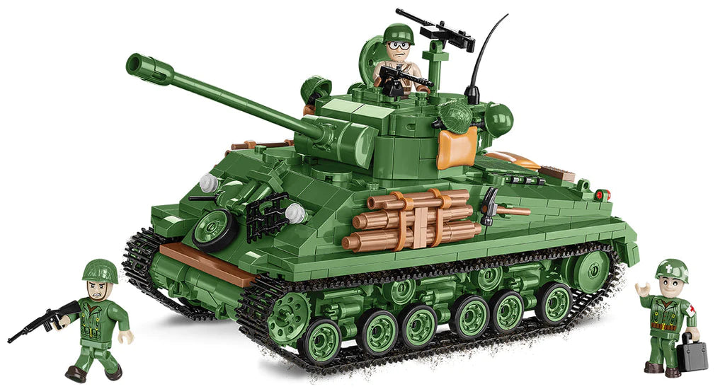 M4A3E8 Sherman (Easy Eight)- COBI 2533 - 745 brick medium tank