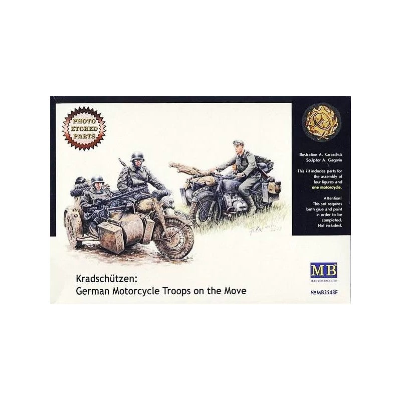 Kradschutzen: Motorcycle Troops on the move 1:35