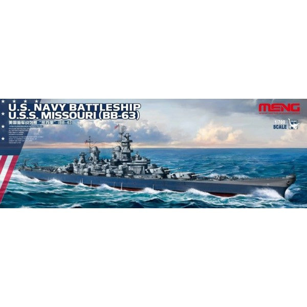 U.S Navy Battleship U.S.S. Missouri (BB-63) 1:700