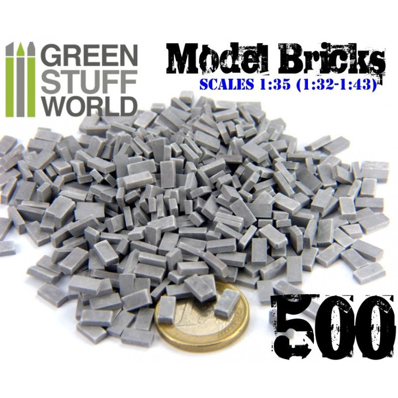 Model Bricks Grey x500 1:35