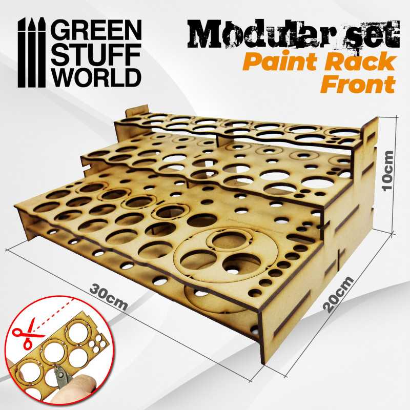 Modular Set Paint Rack - Front
