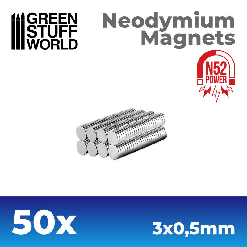 N52 Neodymium Magnets (3x0.5mm)