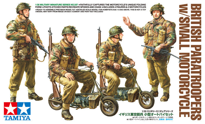 British Paratroopers w/Small Motorcycle 1:35