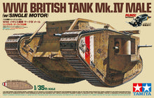 Load image into Gallery viewer, WWI British Tank MkIV Male (w/single motor)
