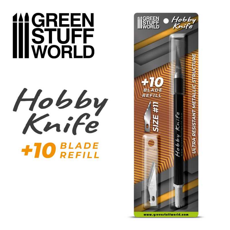 Hobby Knife + 10 blade refill