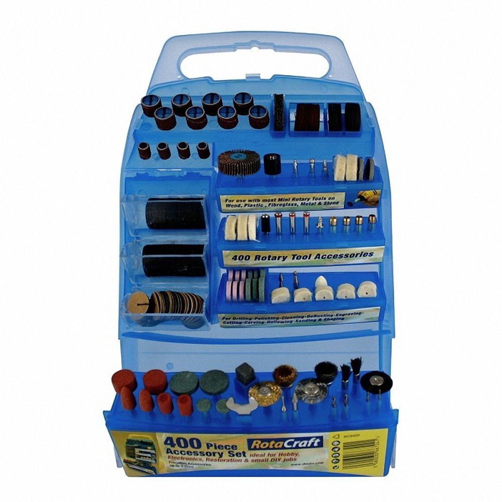 400 various mini accessories for use with all Mini Rotary Modelling tools
