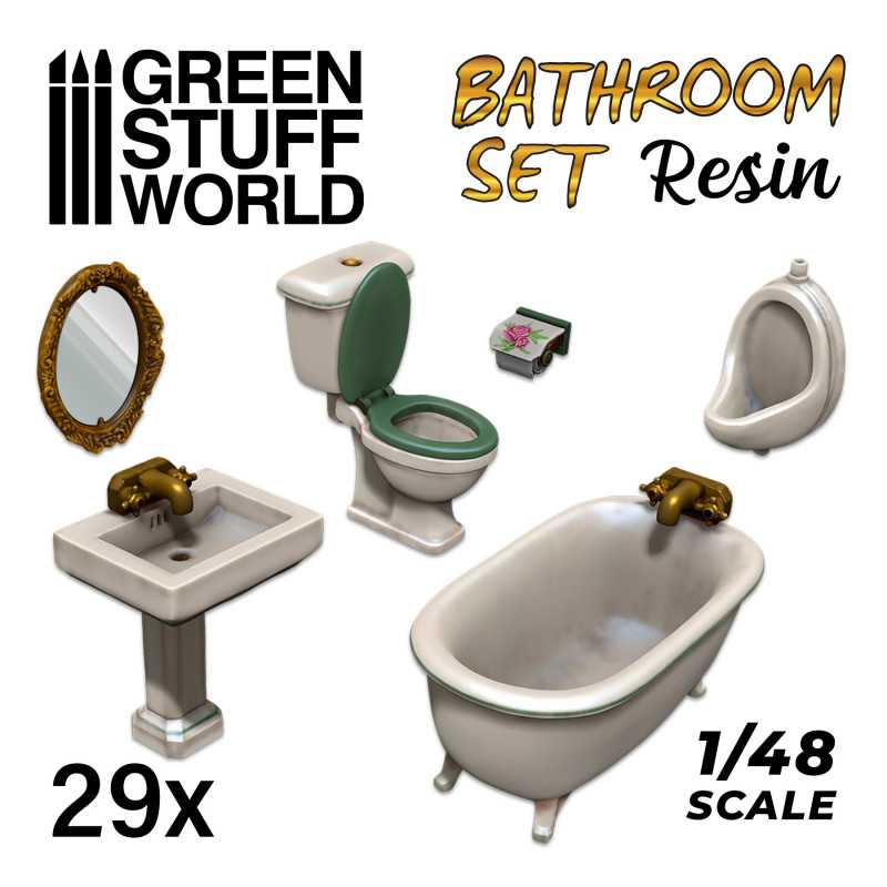 Bathroom Set Resin