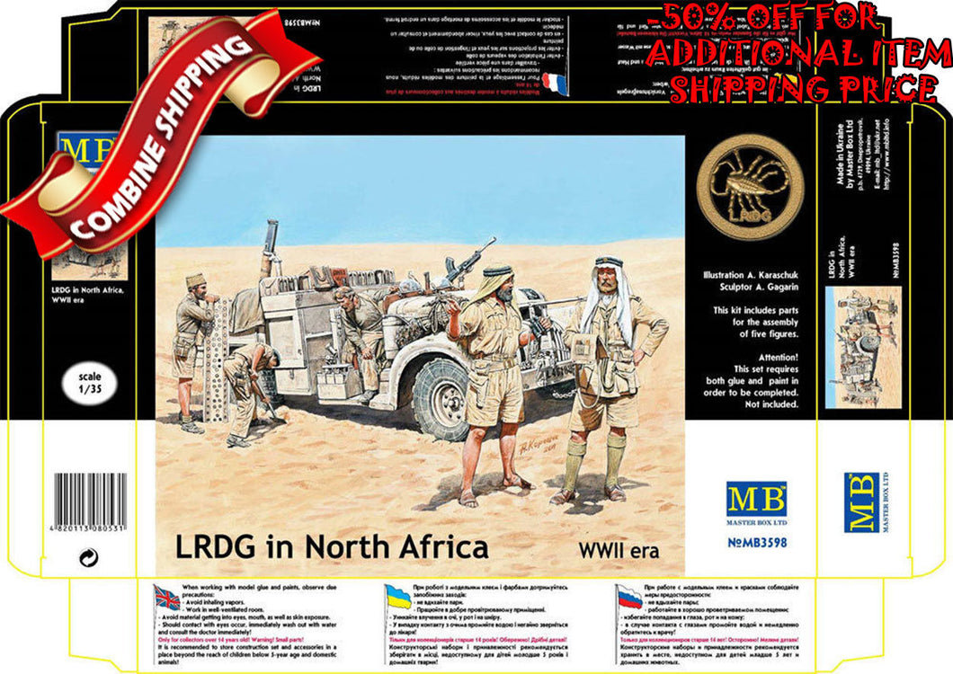 LRDG in North Africa 1:35