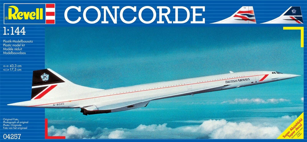Aerospatiale Concorde Decals British Airways/B.A. 1:144