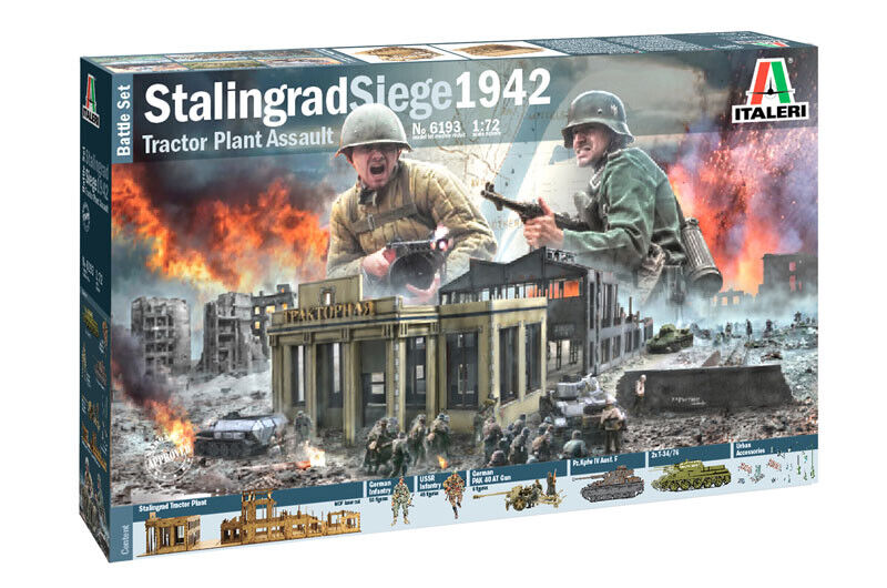 Stalingrad Siege 1942 Tractor Plant Assault 1:72