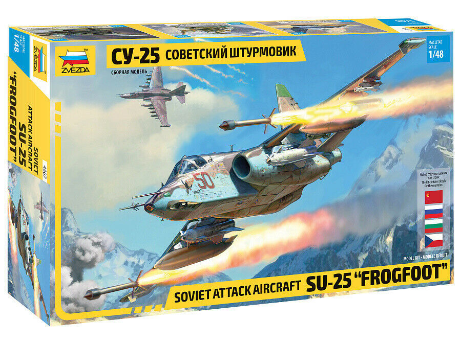 SU-25 Frogfoot (Soviet Attack Aircraft)  1:48