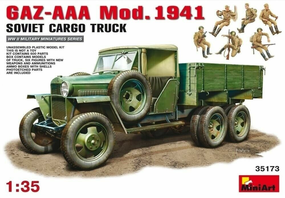 GAZ-AAA Mod.1941 Soviet Cargo Truck 1:35