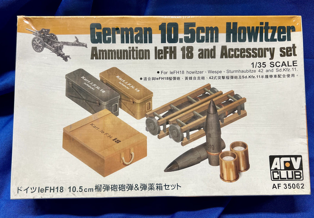 German 10.5cm Howitzer Ammunition and Accessory Set 1:35