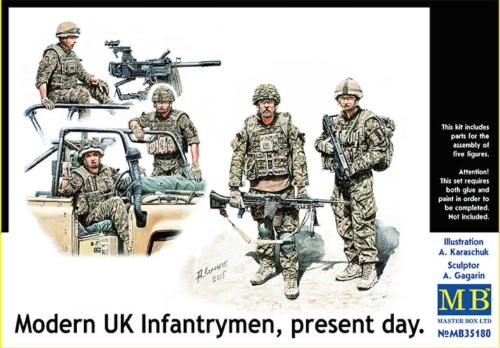 Modern UK Infantrymen, present day 1:35