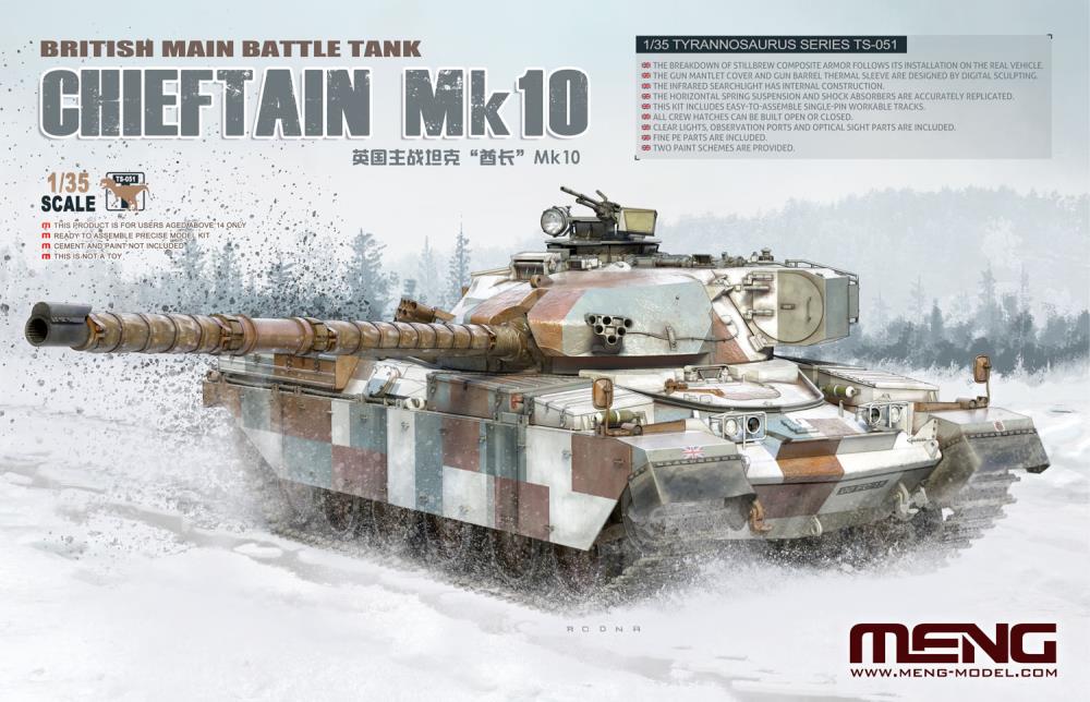 British MBT Chieftain Mk10 1:35