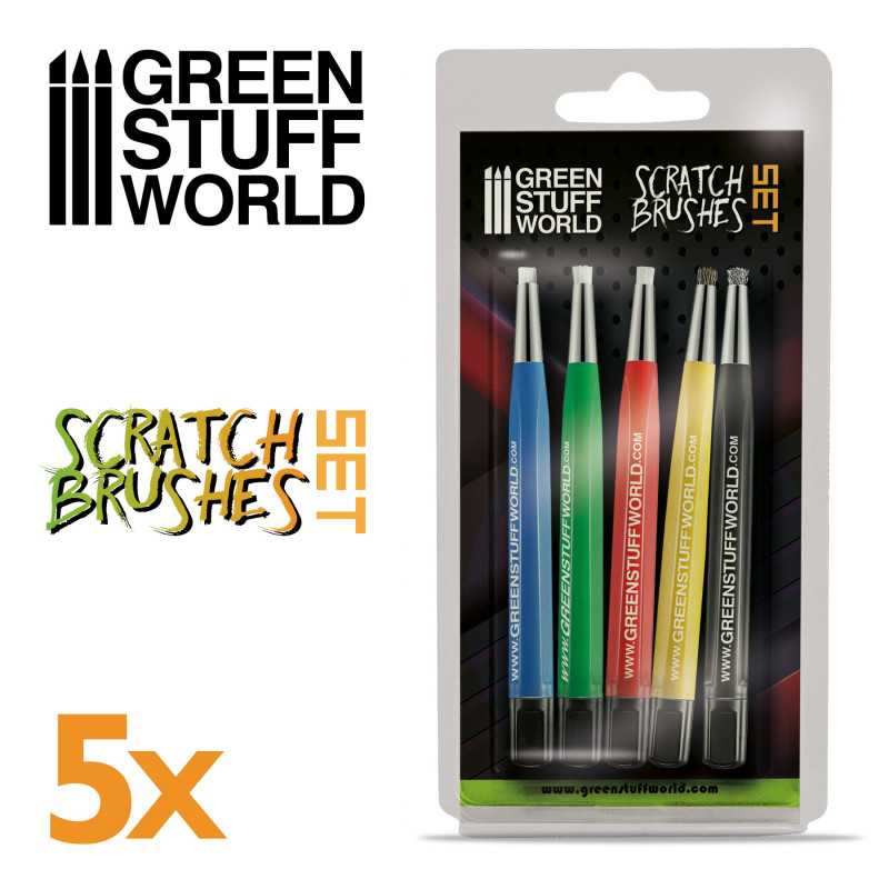 5 Piece Scratch Brush Set