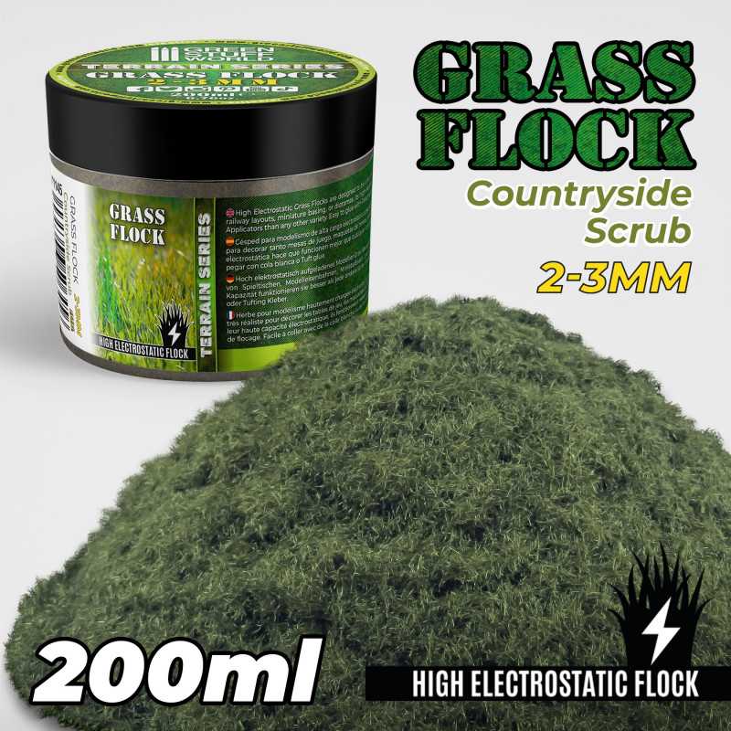 Flock Nylon Countryside Scrub - 2/3mm