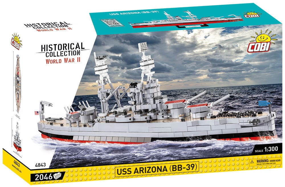 USS Arizona (BB-39) - COBI 4843 - 2046 Bricks